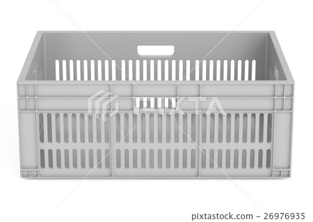 plastic crate, 3D rendering plastic crate, 3D rendering 26976935