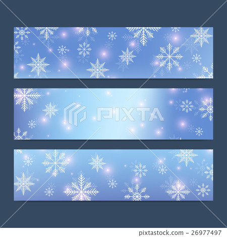 Modern Happy New Year set of vector banners - Stock Illustration ...