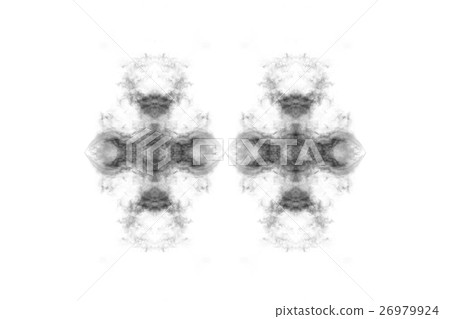 Textured Smoke,isolated on white background 26979924