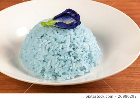 Blue Rice made cooking 26980292