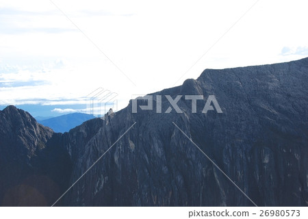 Mountain near Kinabalu Mountain (East Malaysia / Borneo Island) 26980573