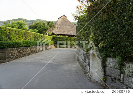 Sensyo samurai house town garden city 26980786