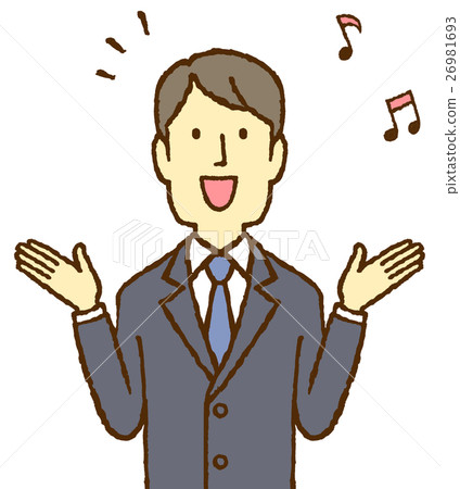 A young salaried man rejoicing A young salaried man rejoicing 26981693