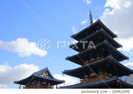 法隆寺五層塔 26982806