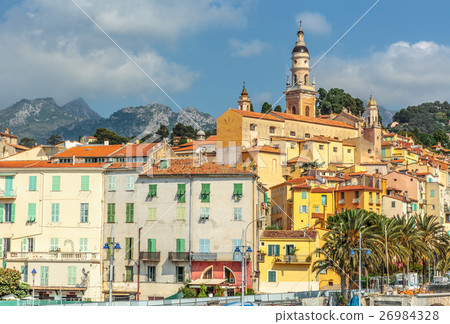 Riviera town Menton view 26984328