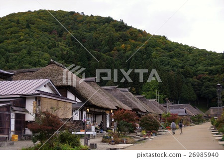 Ouchi inn (Japanese house with a thatched roof) 26985940