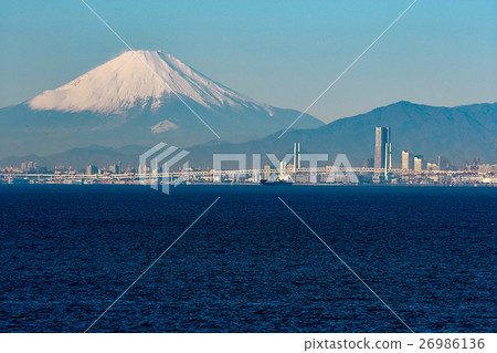 View of Mt. Fuji from Umihotaru 26986136