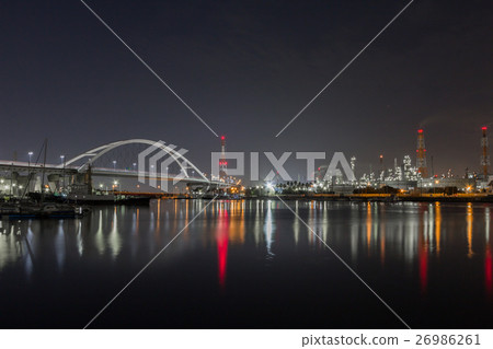 Sakai Senboku coastal industrial area and Hanshin Expressway Sakai Senboku coastal industrial area and Hanshin Expressway 26986261