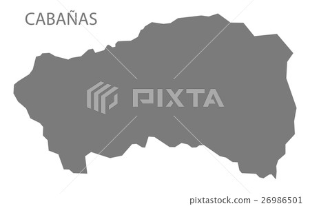 Cabanas El Salvador Map grey Cabanas El Salvador Map grey 26986501
