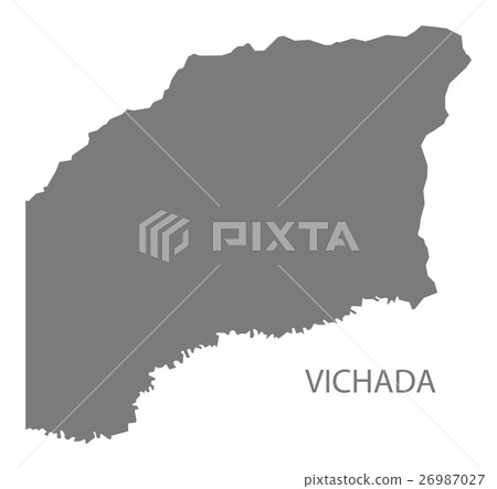 Vichada Colombia Map in grey Vichada Colombia Map in grey 26987027