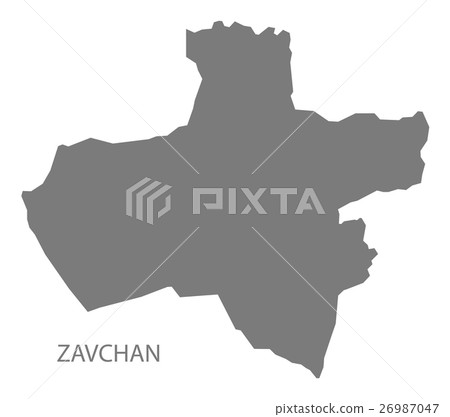 Zavchan Mongolia Map grey Zavchan Mongolia Map grey 26987047
