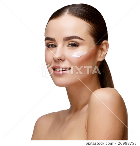 Beautiful Young Woman with Clean Fresh Skin Beautiful Young Woman with Clean Fresh Skin 26988755