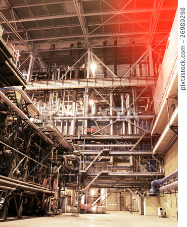 Pipes inside energy plant 26989298