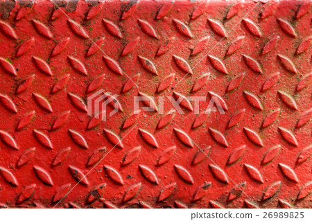 red stainless steel surface 26989825