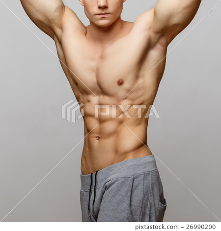 Handsome young man's torso 26990200