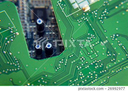 Filtered green computer motherboard circuit Filtered green computer motherboard circuit 26992977
