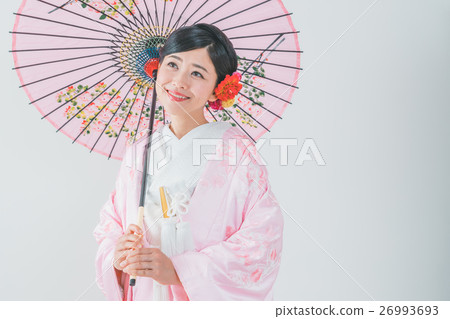 多彩婚禮和服 新娘 婚禮 26993693