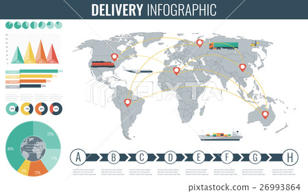 World transportation and logistics. Delivery and World transportation and logistics. Delivery and 26993864