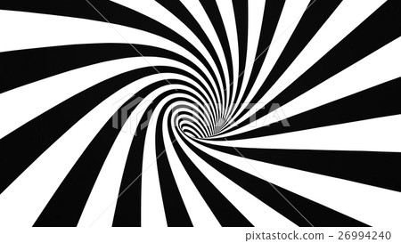 Black and white hypnotic spiral Black and white hypnotic spiral 26994240