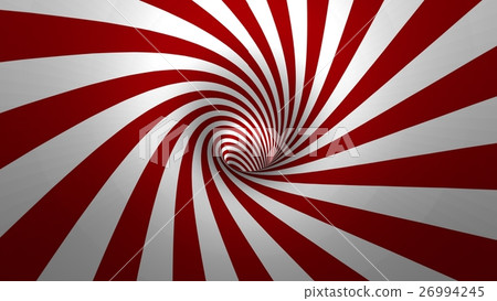 Red and white hypnotic spiral Red and white hypnotic spiral 26994245