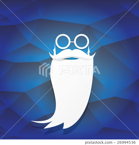 vector Christmas hipster santa claus greeting card vector Christmas hipster santa claus greeting card 26994536