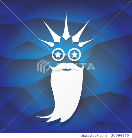 vector Christmas hipster santa claus greeting card vector Christmas hipster santa claus greeting card 26994579