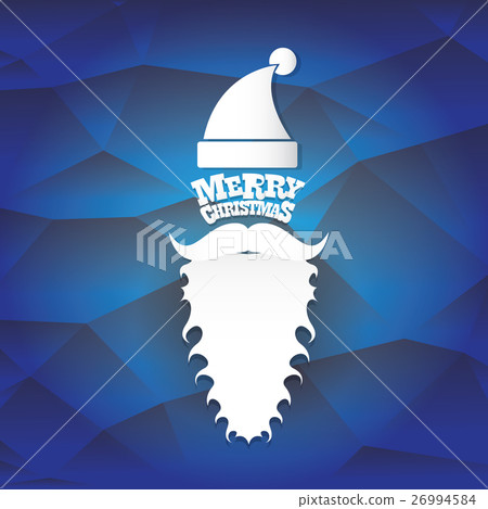 vector Christmas hipster santa claus greeting card vector Christmas hipster santa claus greeting card 26994584