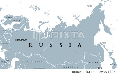 Russia political map Russia political map 26995112