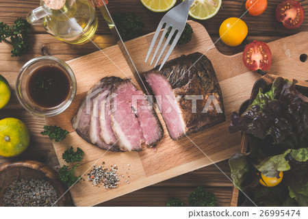 Roast beef dish image 26995474