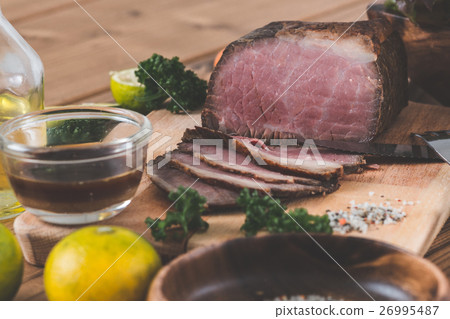 Roast beef dish image 26995487