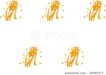 Wheat pattern brush Wheat pattern brush 26995977