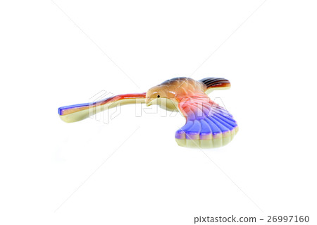 Bird statue, Bird model on the white background 26997160