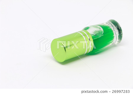 Perfume bottle on the white background. Perfume bottle on the white background. 26997283