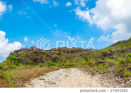 Old mine mountain blue sky Old mine mountain blue sky 27001092