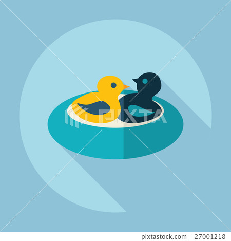 Flat modern design with shadow Icon  chick 27001218