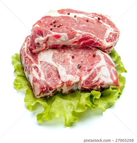 图库照片: uncooked organic shin of beef meat
