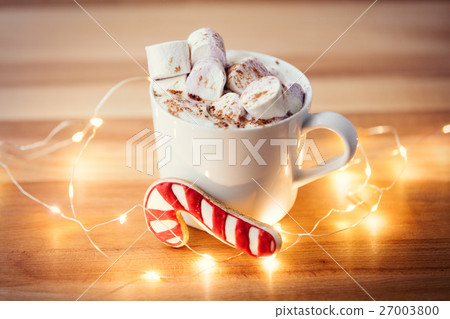 Cup of hot chocolate with murshmallows 27003800