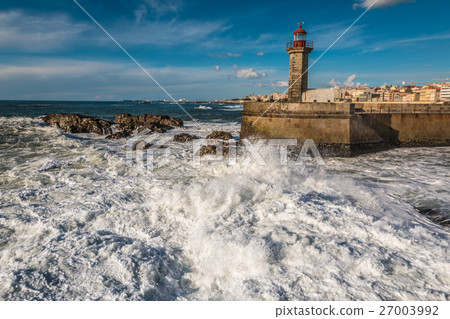 Felgueiras lighthouse in Porot Portugal Felgueiras lighthouse in Porot Portugal 27003992