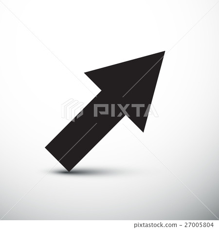 Arrow Icon. Black Vector Icon. 27005804