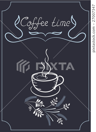 Design signboard for cafe with coffee cup  27007347