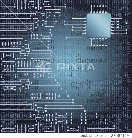 Electronic circuit and  binary code 27007349