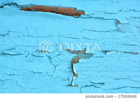 Old painted wood panel background. Design texture 27008848
