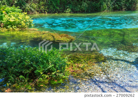 Blue Eye summer view (Albania). 27009262