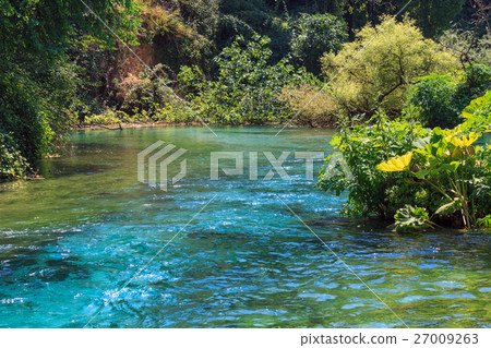 Blue Eye summer view (Albania). 27009263