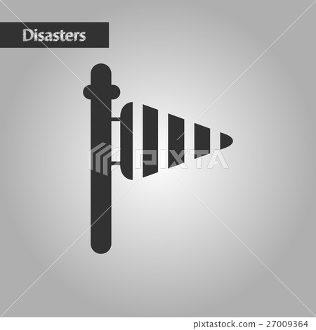 black and white style nature weather vane 27009364