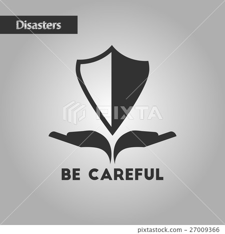 black and white style nature careful hand shield 27009366