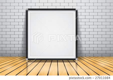 Mock up for presentation framed signboard 27011084