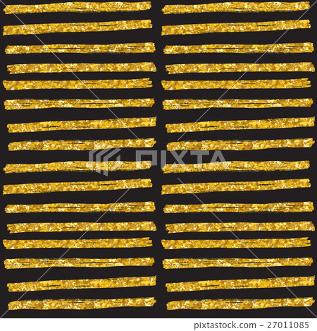 Hand drawn seamless gold glitter pattern. vector Hand drawn seamless gold glitter pattern. vector 27011085