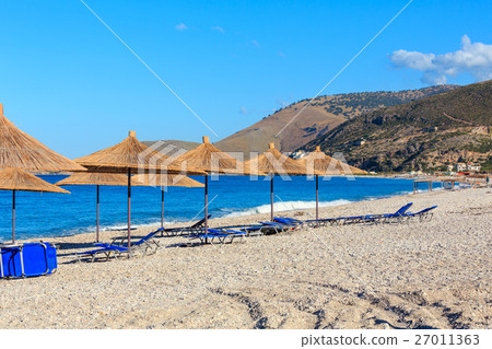Summer morning beach (Albania). 27011363