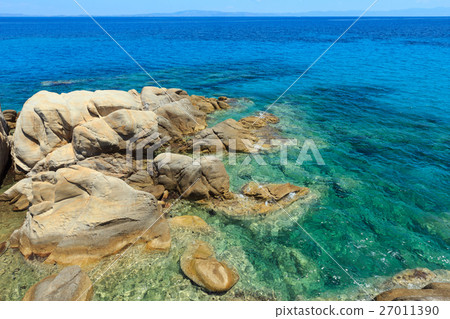 Aegean sea coast (Chalkidiki, Greece). Aegean sea coast (Chalkidiki, Greece). 27011390